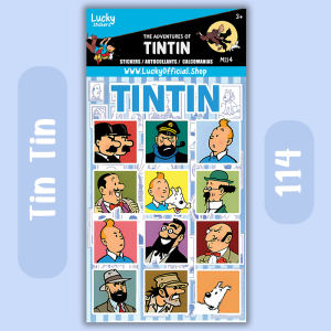 Tin Tin sticker sheet
