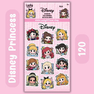 Princess sticker sheet