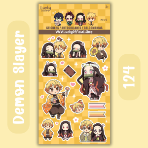 Demon Slayer sticker sheet