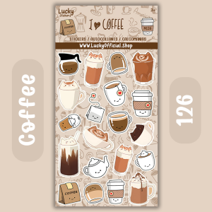 Coffee sticker sheet