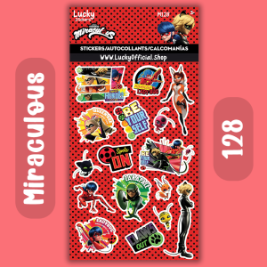 Miraculous sticker sheet