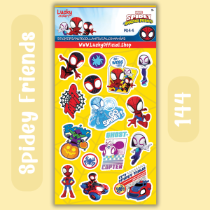 Spidey sticker sheet