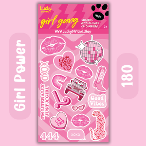 Girl Power sticker sheet