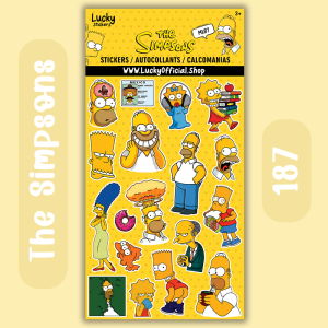 Simpsons sticker sheet
