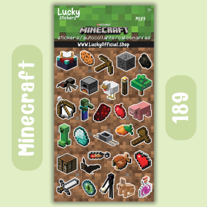 Minecraft sticker sheet