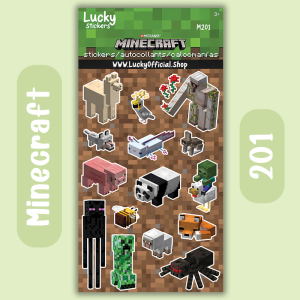 Minecraft 2 sticker sheet