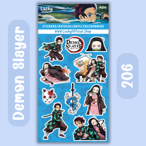 Demon Slayer sticker sheet