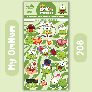 Om Nom sticker sheet