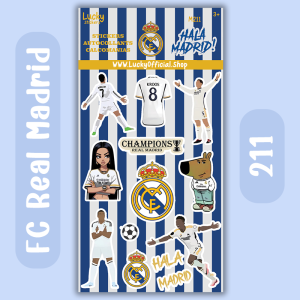 FC Real Madrid sticker sheet