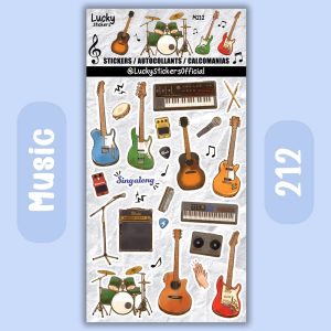 Music sticker sheet