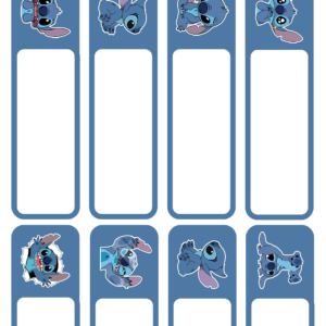 Lucky Label L-21 – Stitch Name Labels (24 Labels, 3 Sheets)