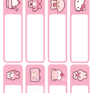 Lucky Label L-29 – Hello Kitty & Friends Name Labels (24 Labels, 3 Sheets)
